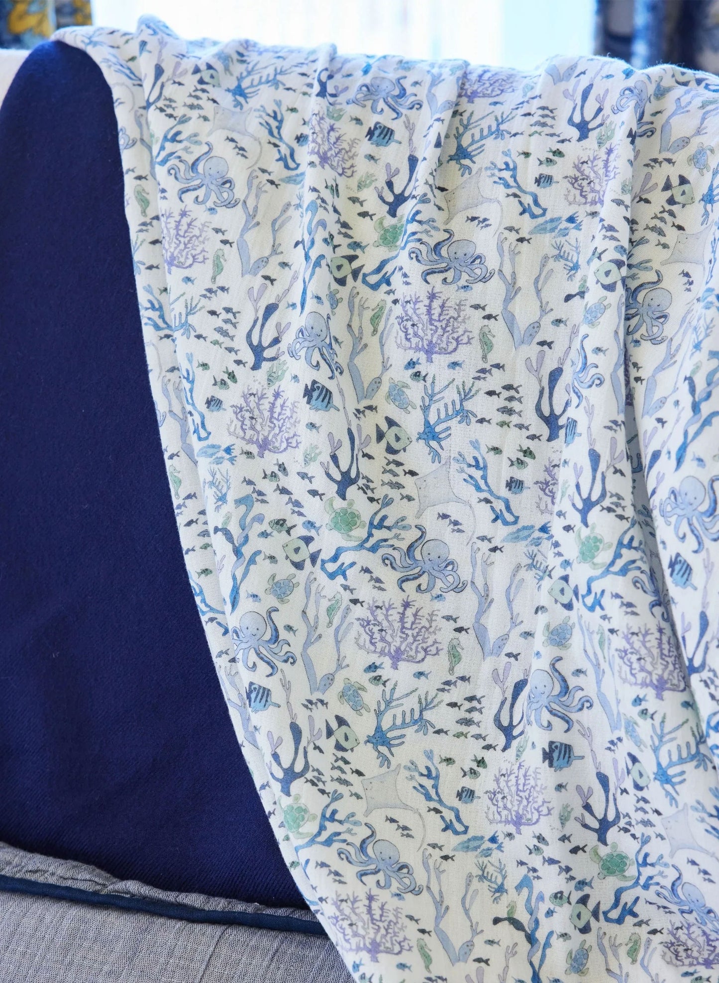 Coral Reef Shawl Blanket