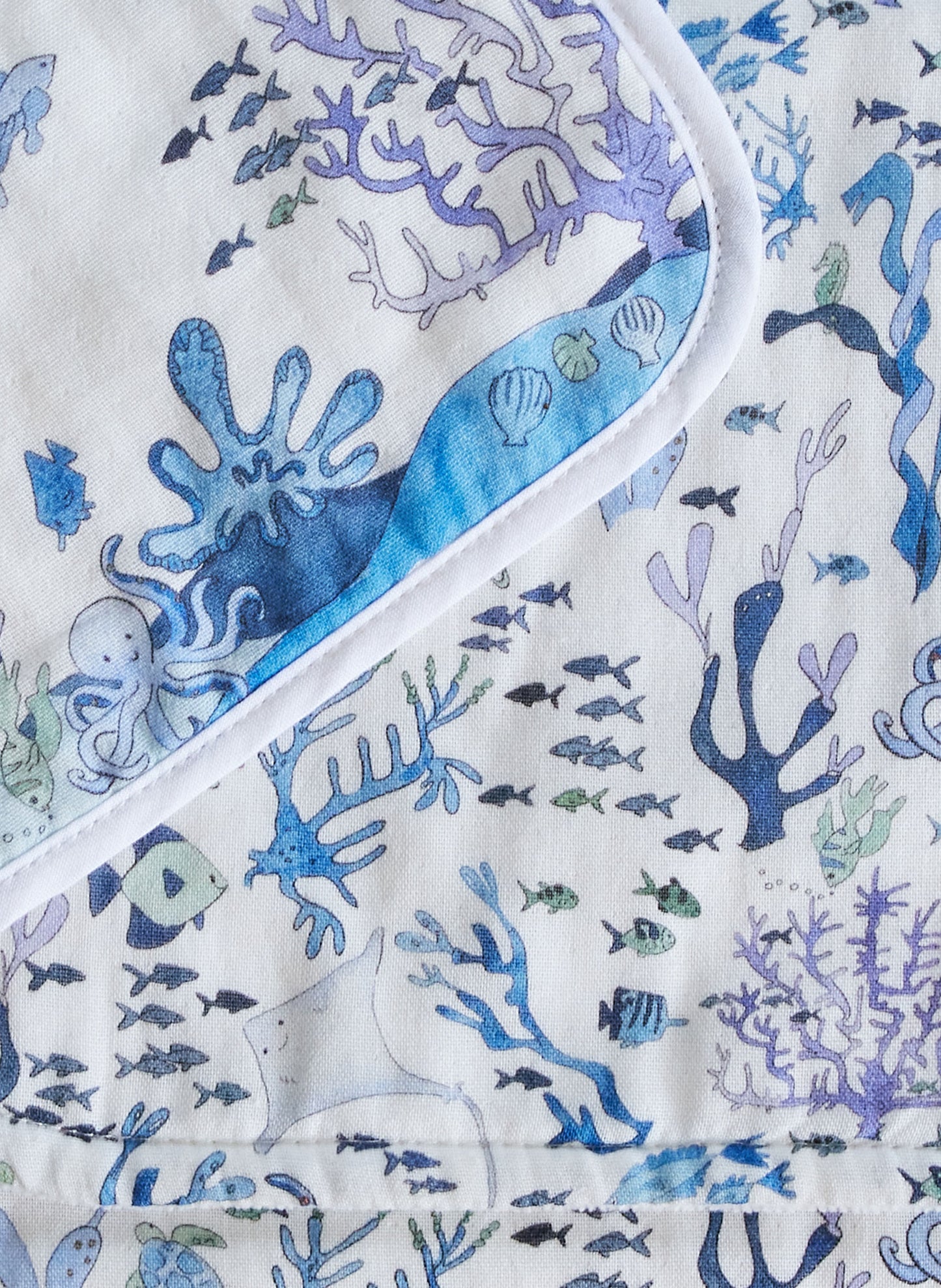Baby Essentials Bib & Burp Set-Under the Sea