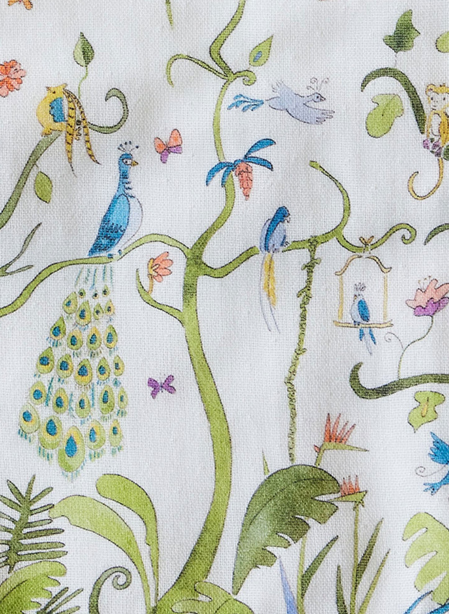 Tummytime Bib & Shawl Blanket Set-Tropical Chinoiserie