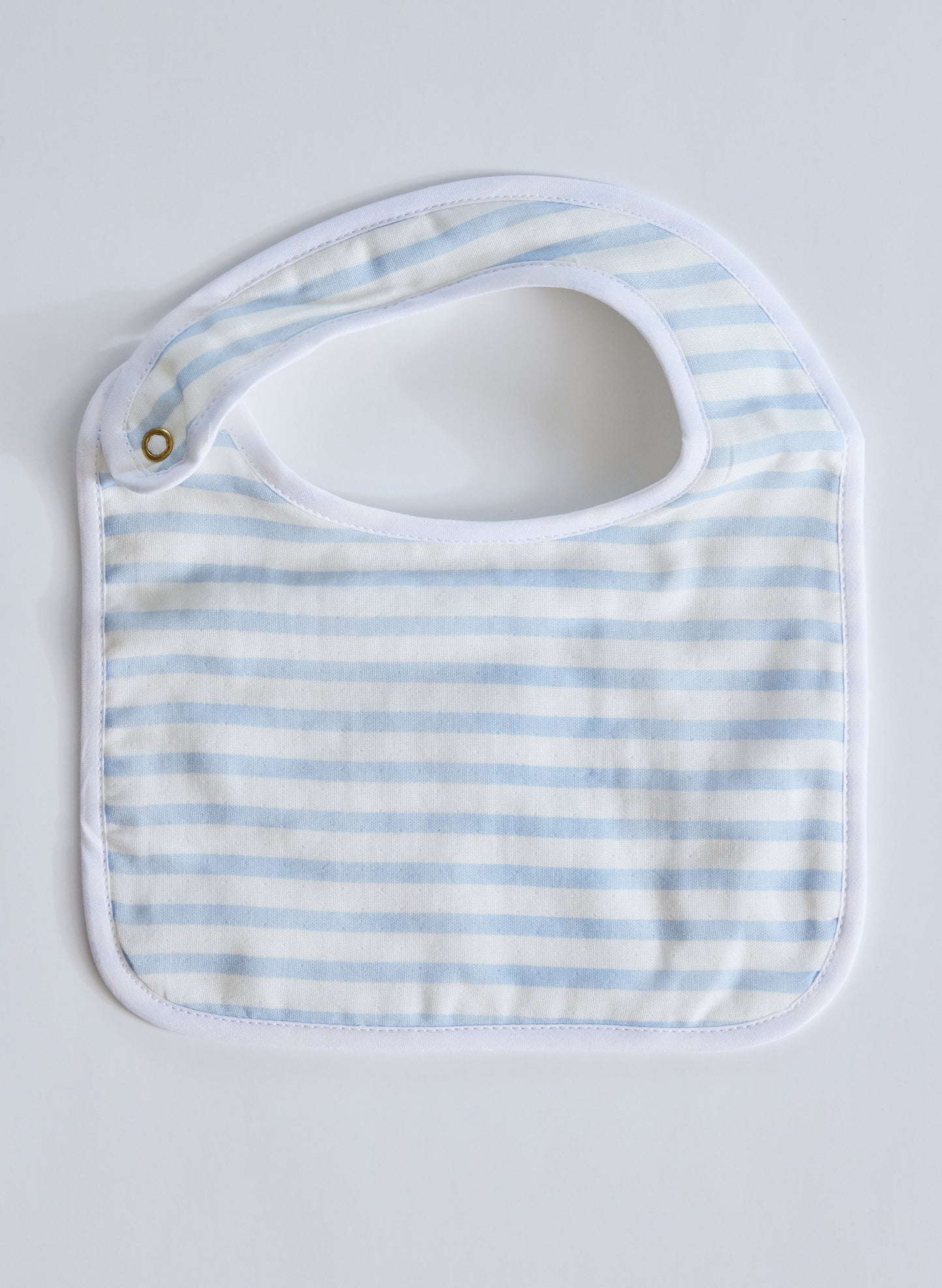 Blue & White Striped Bib