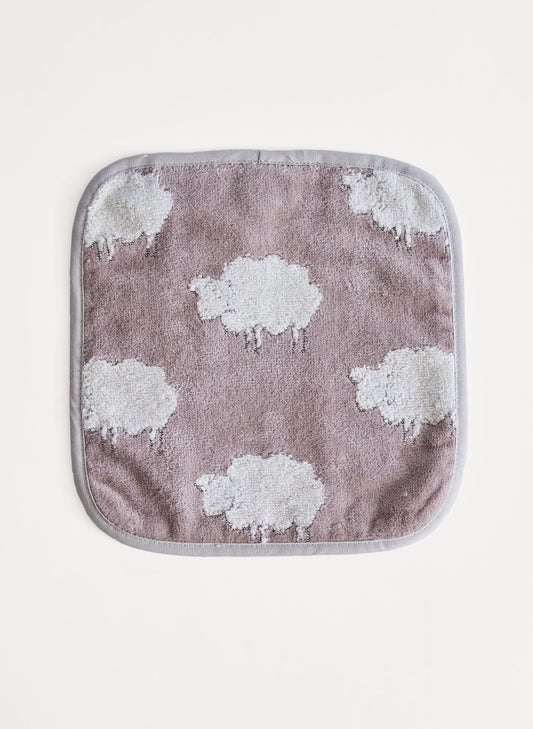 Sweet Sheep Jacquard Wash Cloth