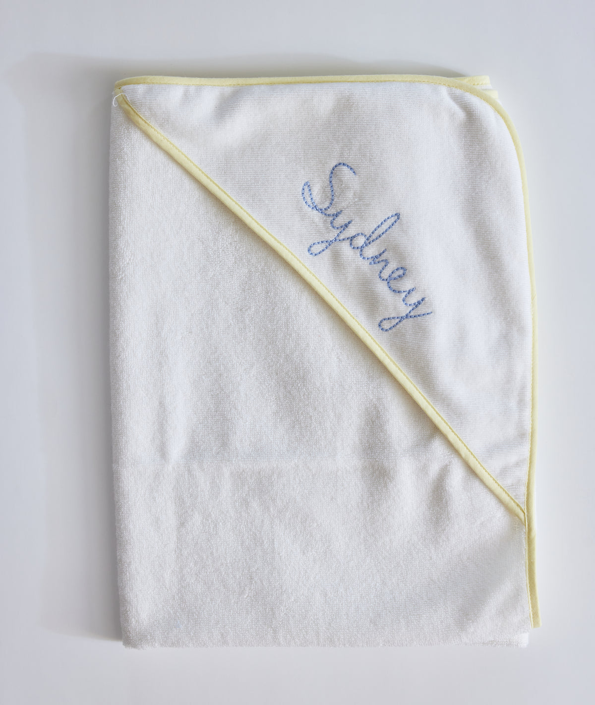 Tropical Chinoiserie Baby Shower Basket Set with Lemon Hooded Towel