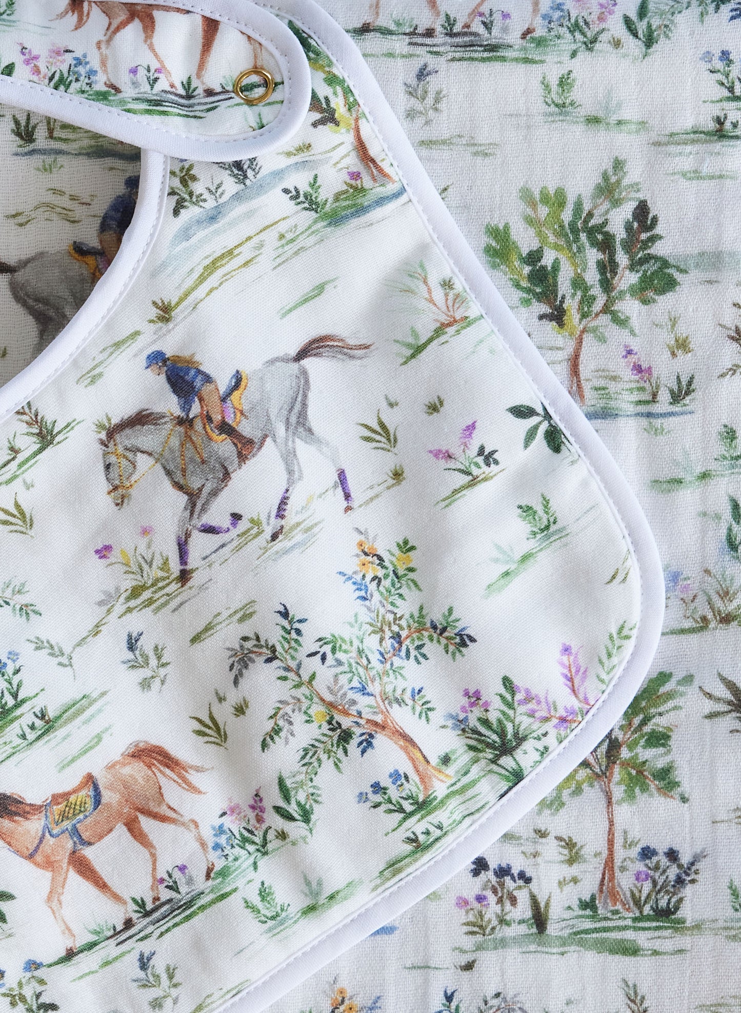 Tummytime Bib & Shawl Blanket Set - Hunter Pace