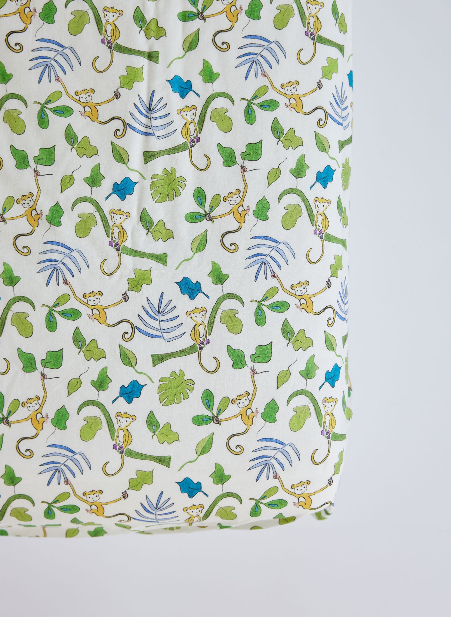Happy Monkey Crib Sheet