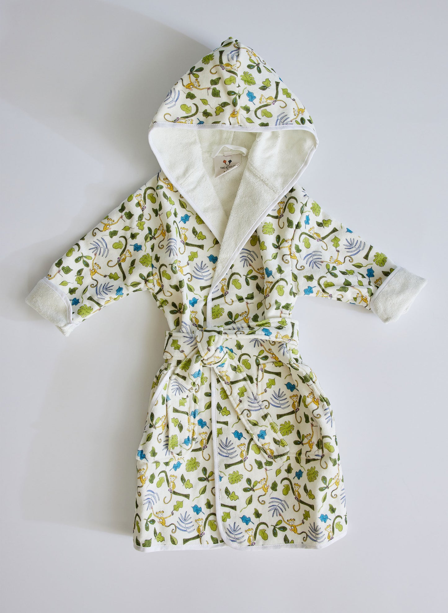 Happy Monkey Bathrobe