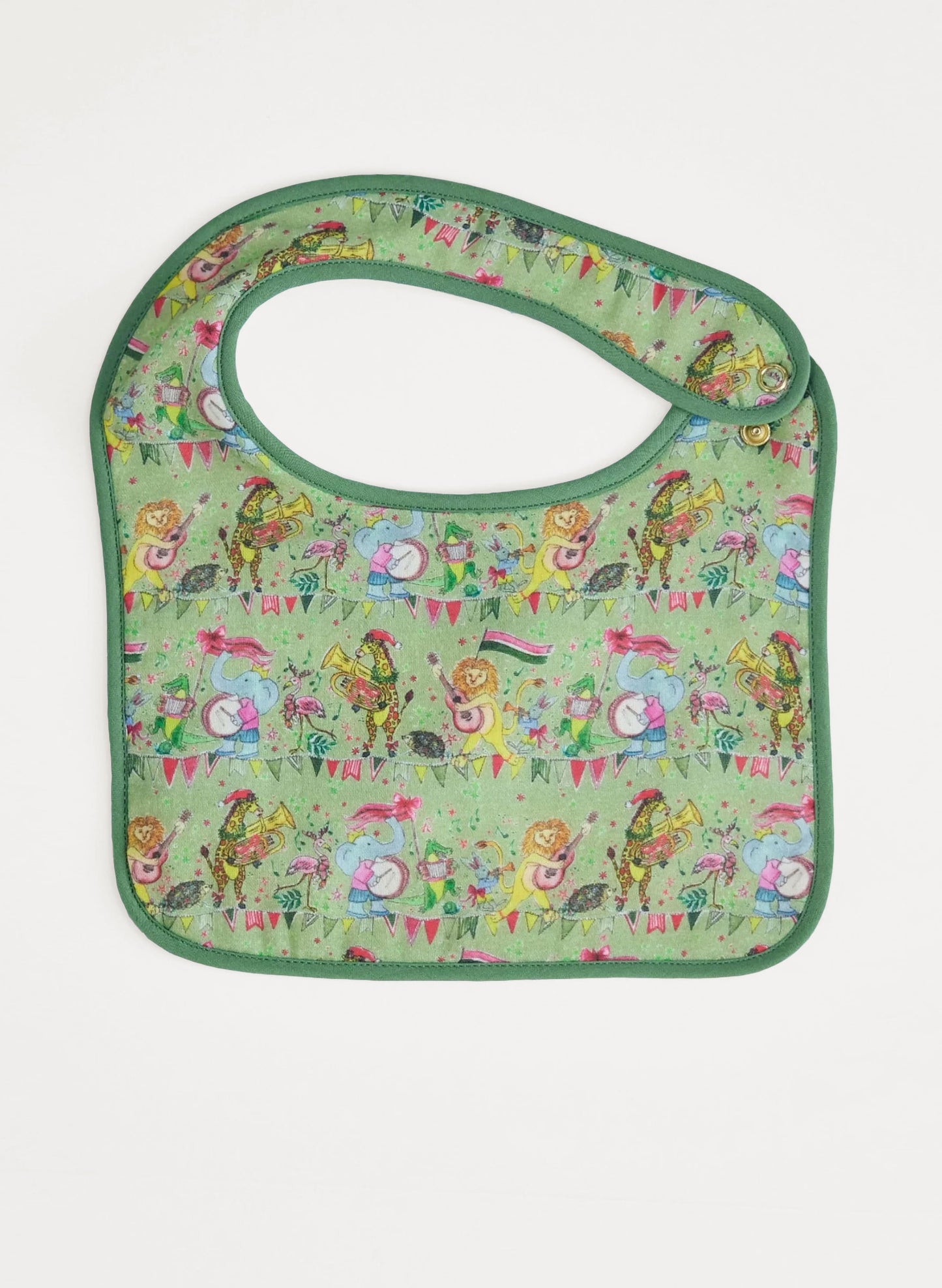 Musical Jubilee Bib in Green