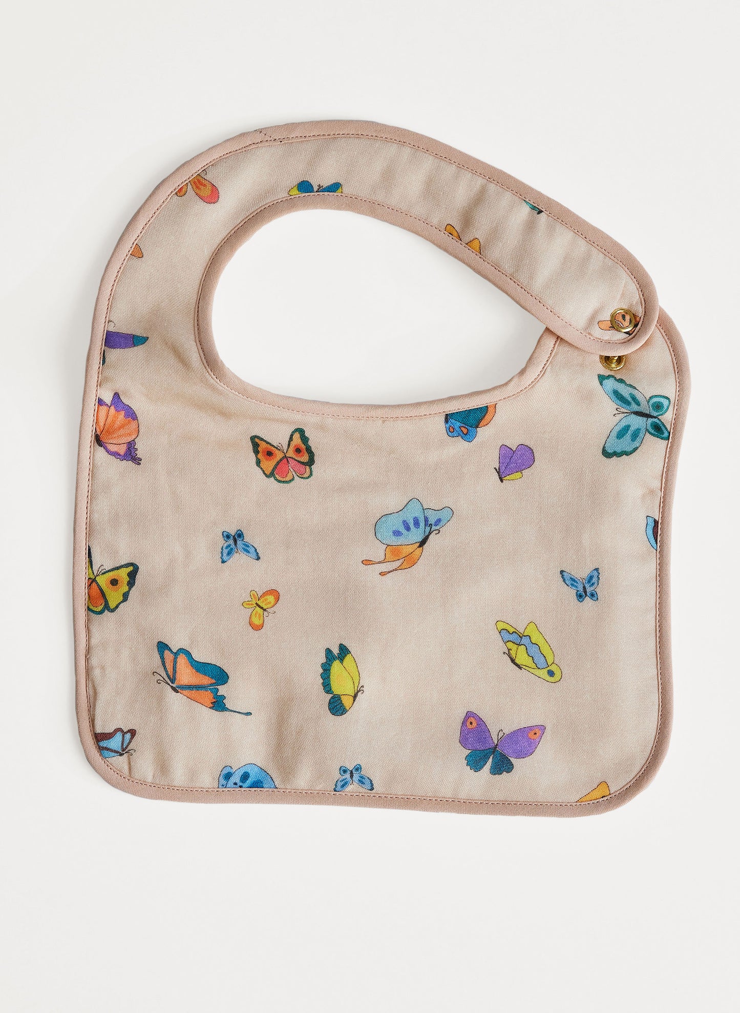 Blush Peach Madame Butterfly Bib