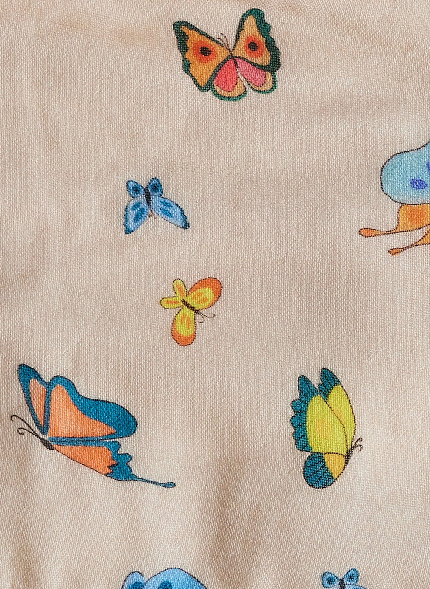 Blush Peach Madame Butterfly Bib
