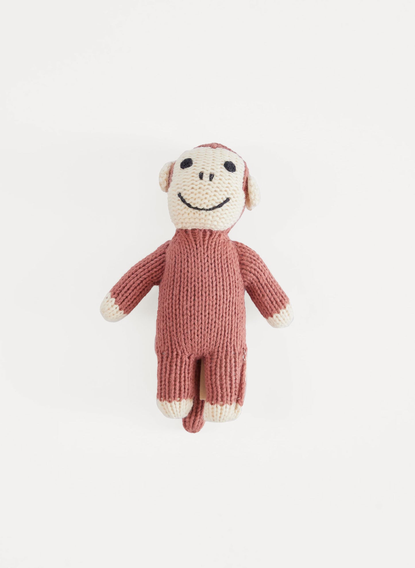 Happy Monkey Hooded Bath Towel and Monkey Rattle
