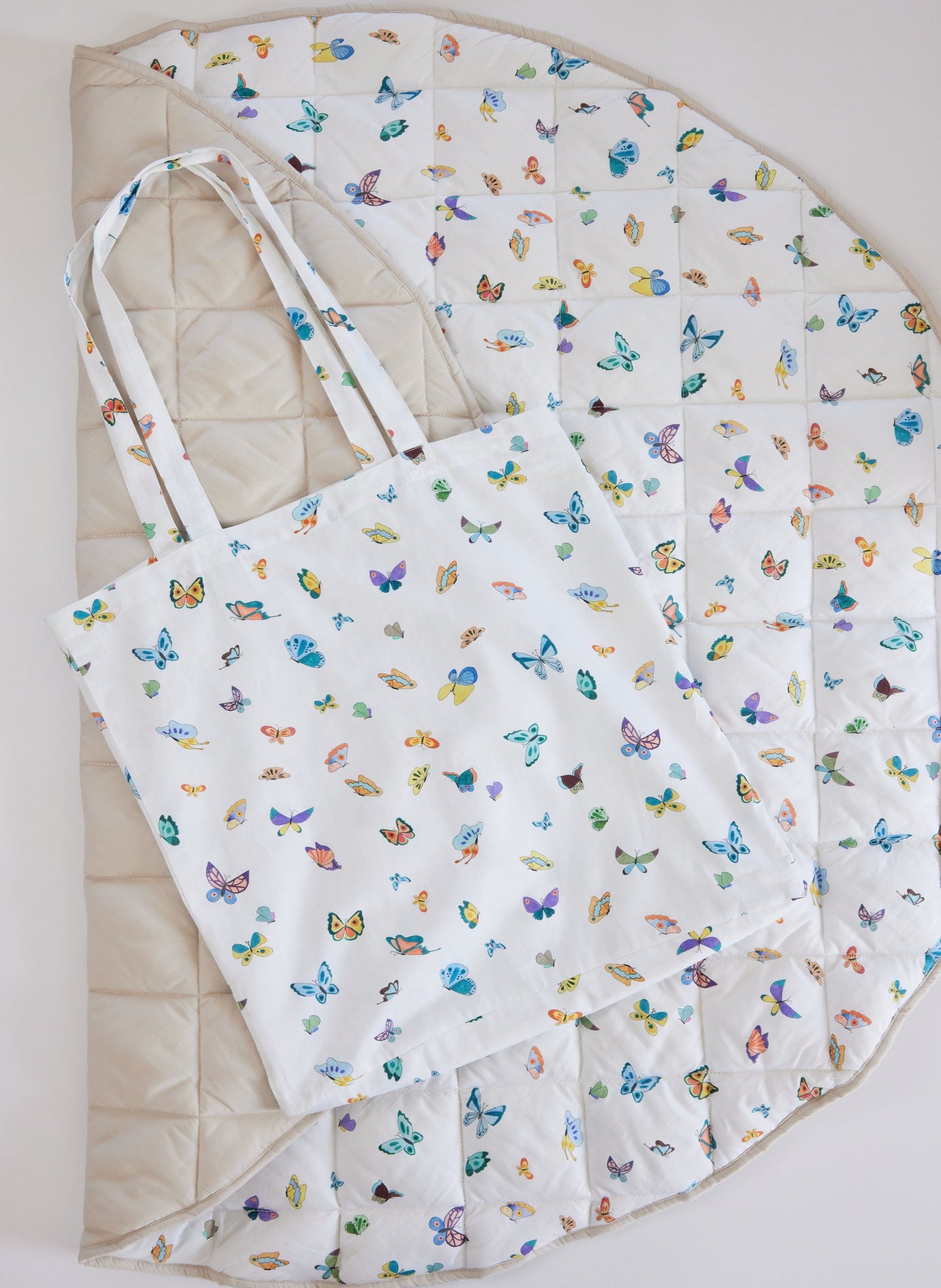 Madame Butterfly Play Mat and Tote