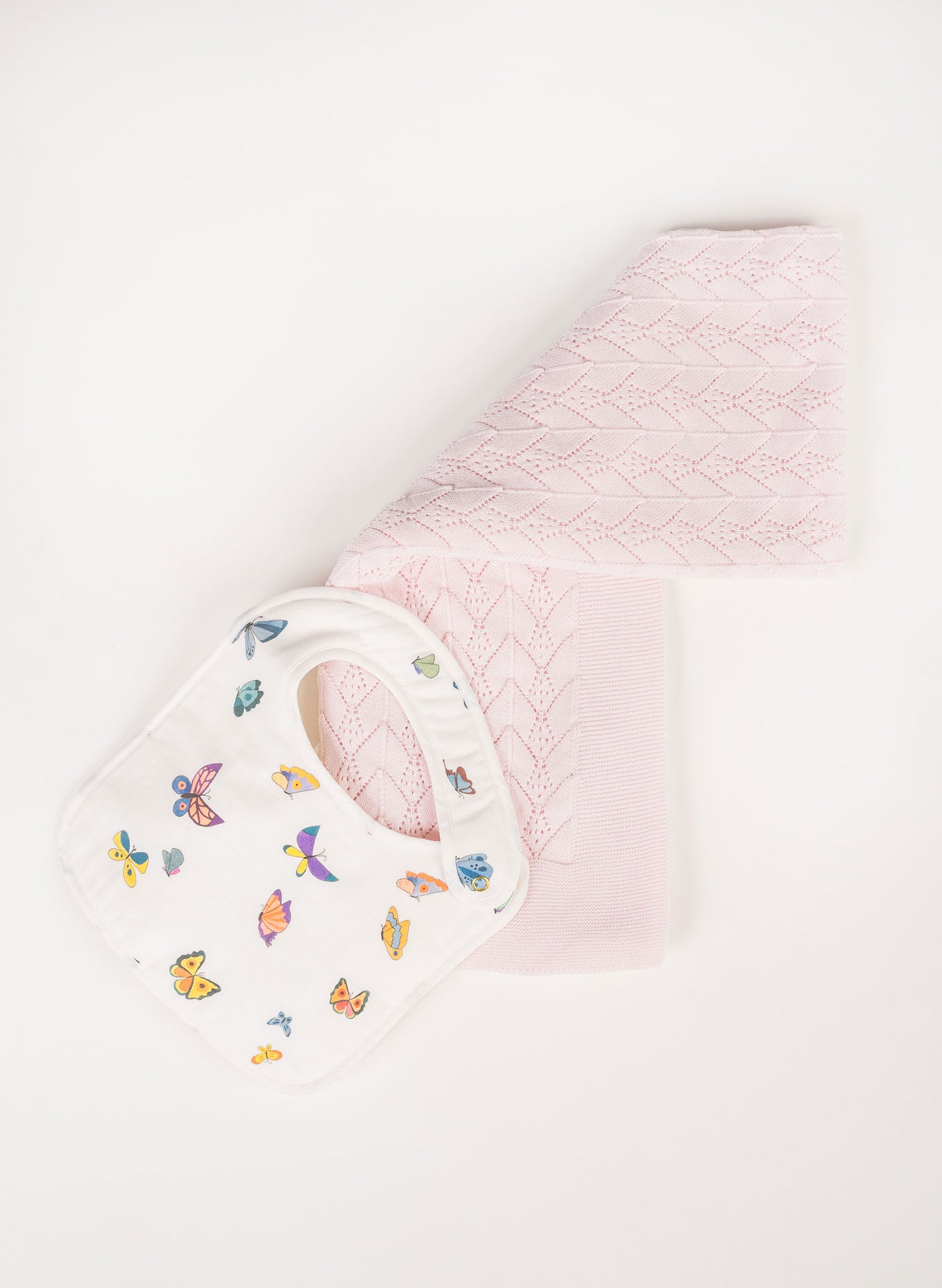 Madame Butterfly Bib and Wonder Blanket Bundle
