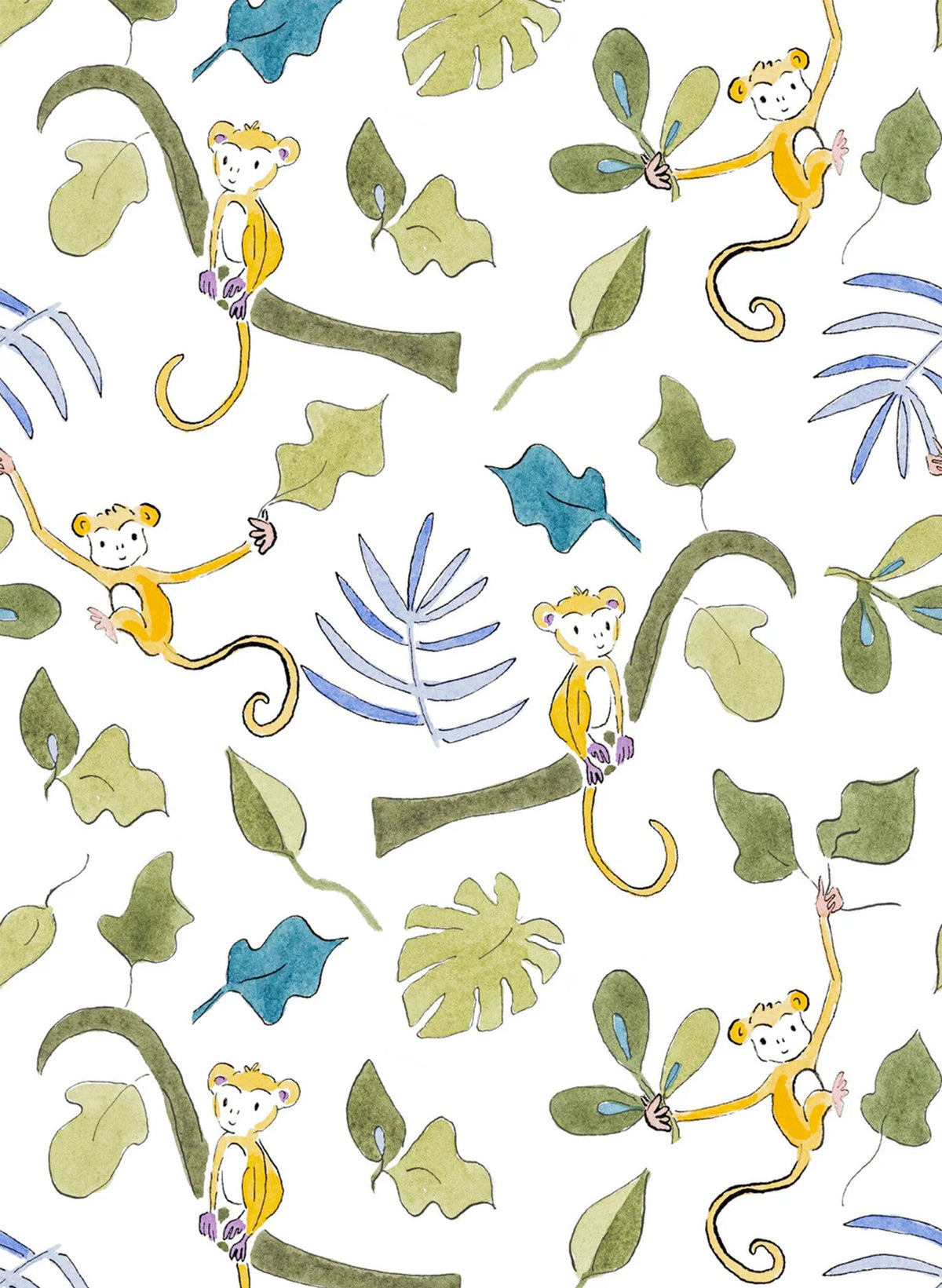Shawl Blanket - Happy Monkey