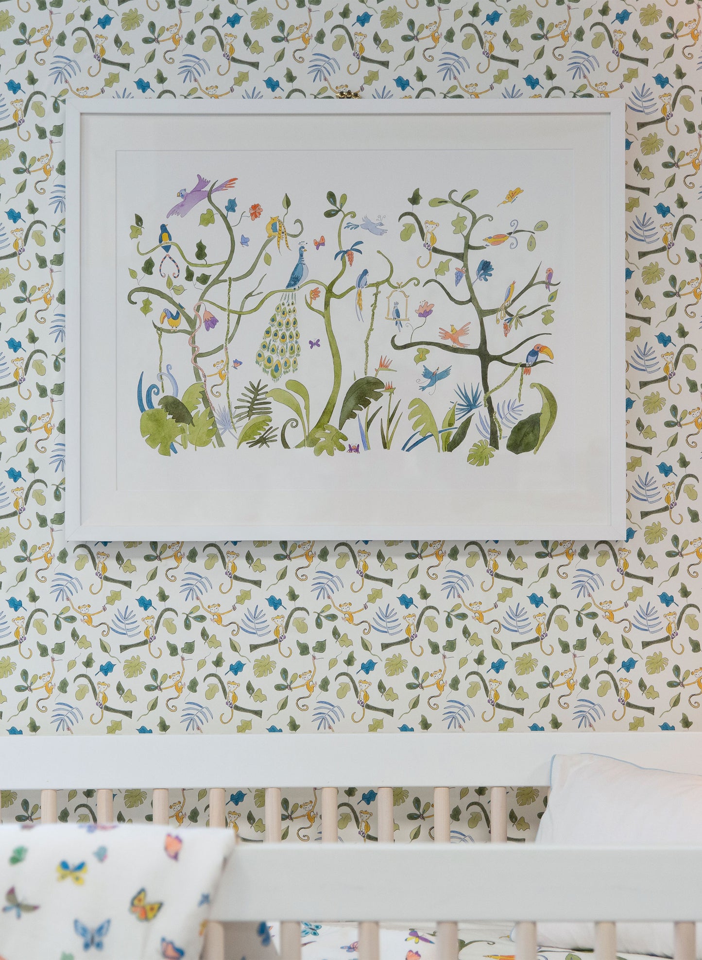 Art Print - Tropical Chinoiserie - Unframed