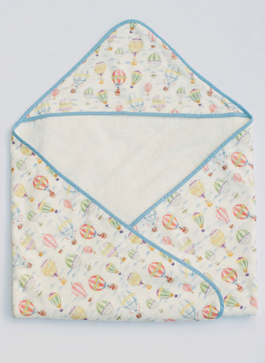 Up Up & Away Hooded Bath Towel