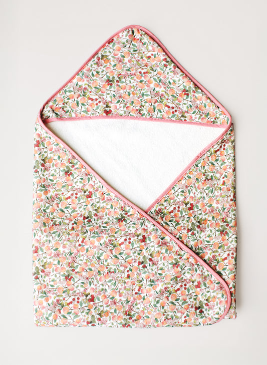 Peach Blossom Hooded Bath Towel