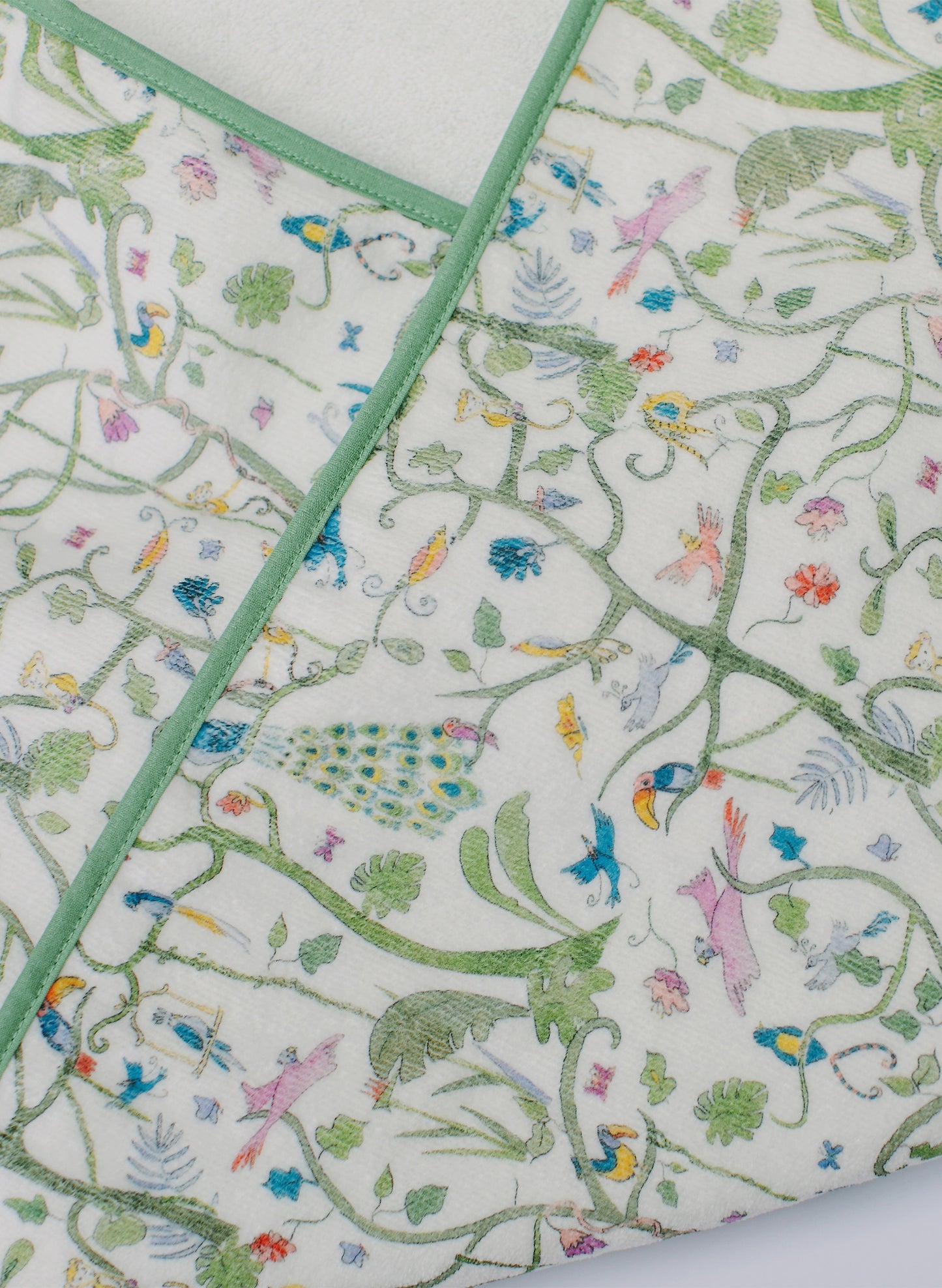 Tropical Garden Hooded Bath Towel