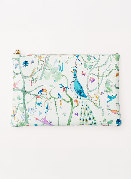 Tropical Chinoiserie Clutch Bag