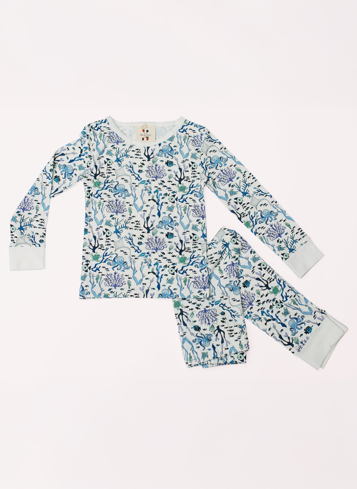 The Two Piece Pajamas-Coral Reef