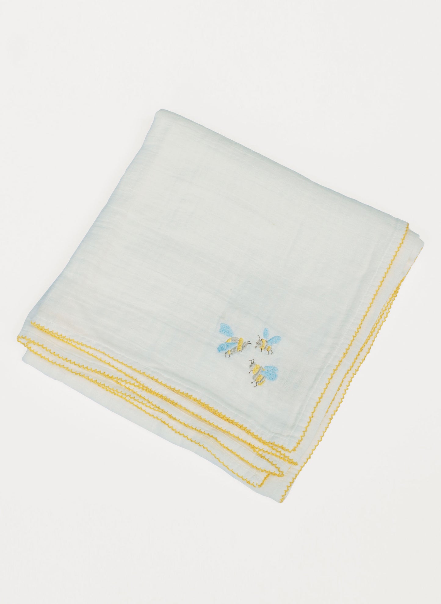 Embroidered Bee Bib