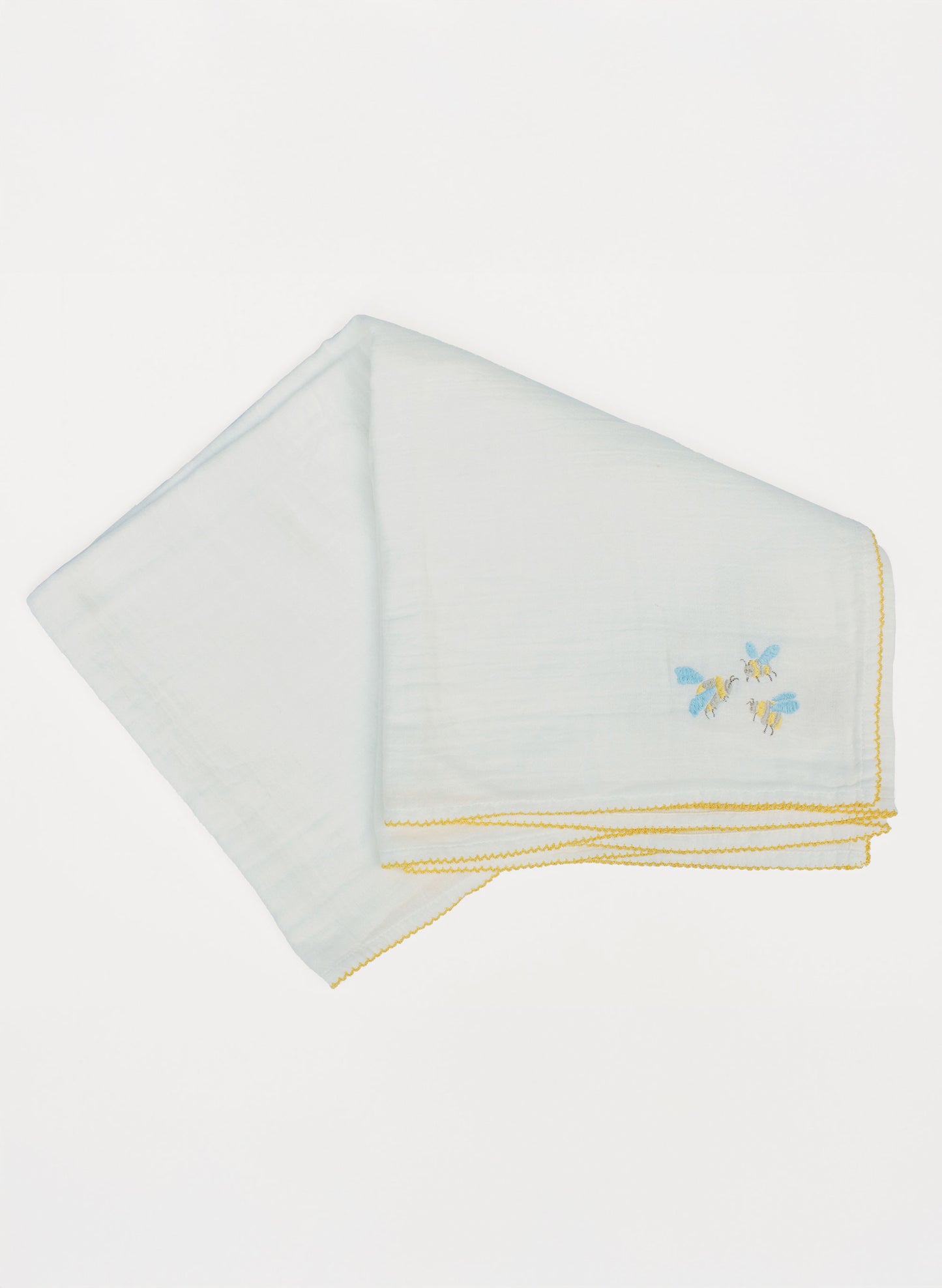 Embroidered Bumblebee Bib