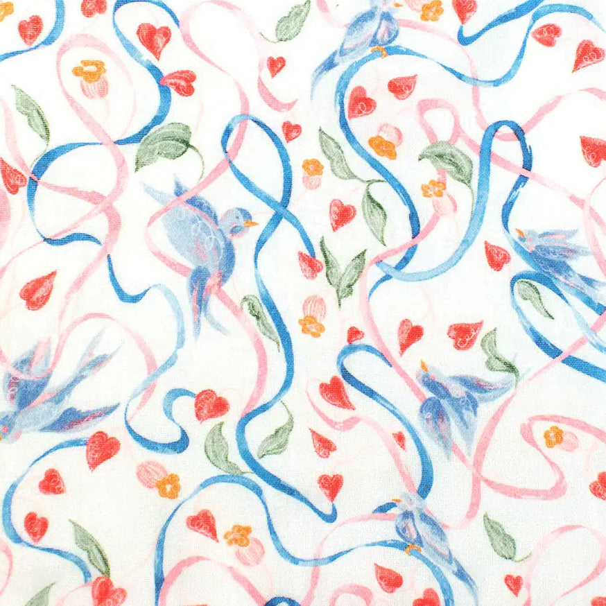 Children's Two Piece Organic Pajamas - Songbird