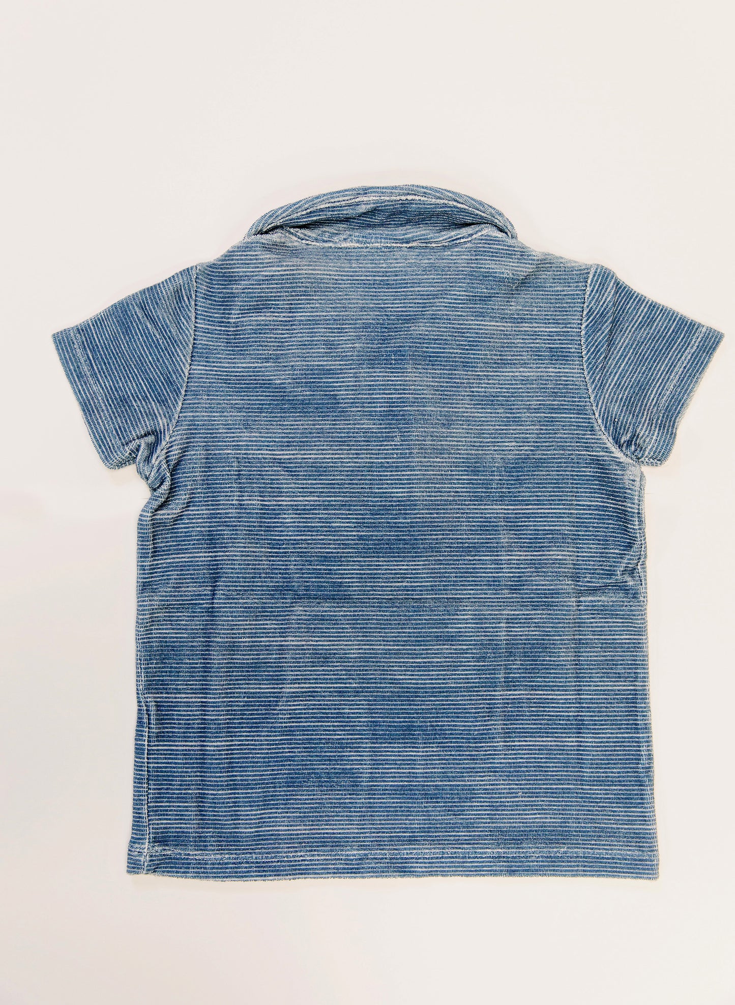 Dax French Terry Polo - Sailor Navy Stripe