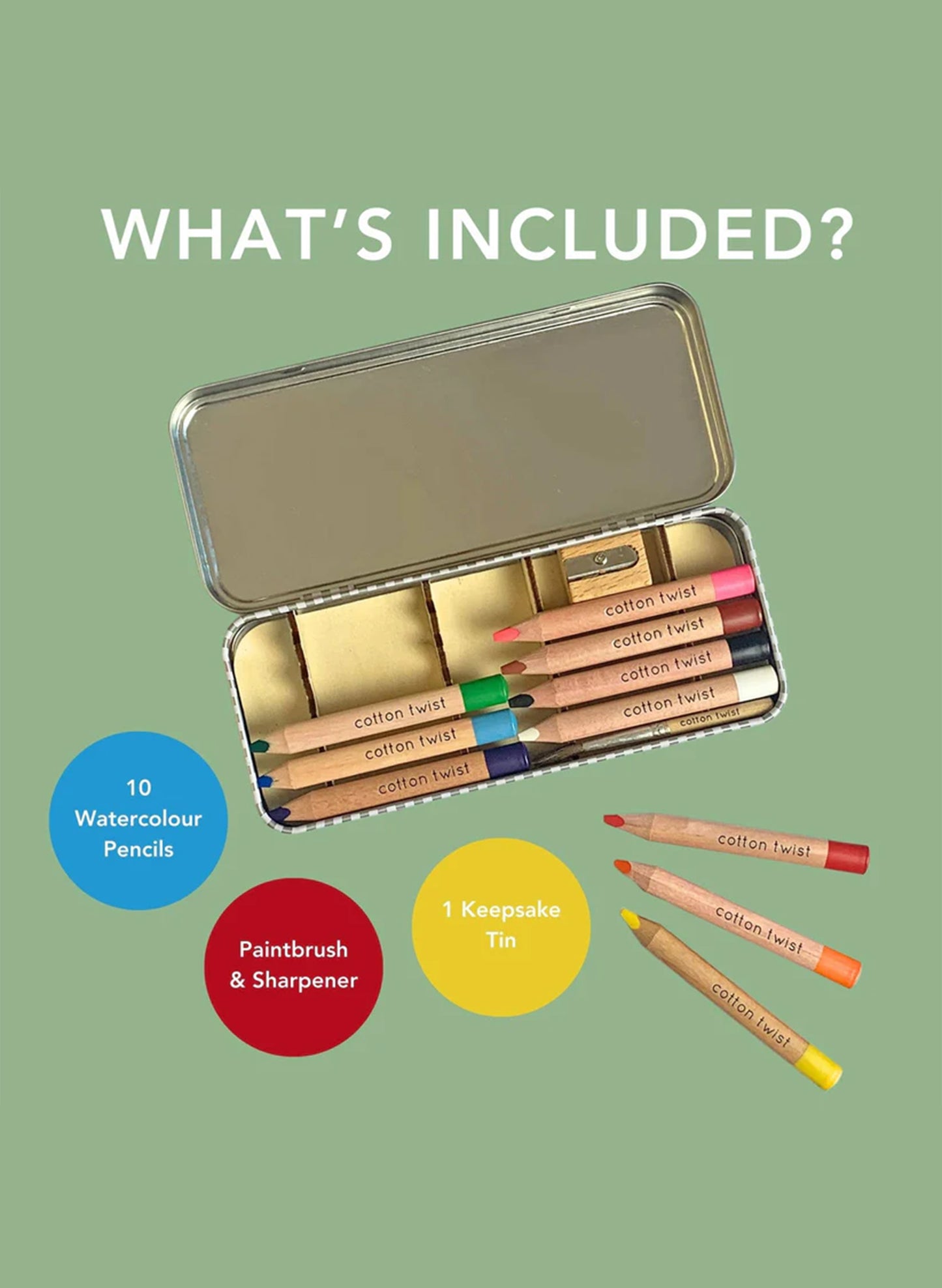 Jumbo Watercolor Pencils Set