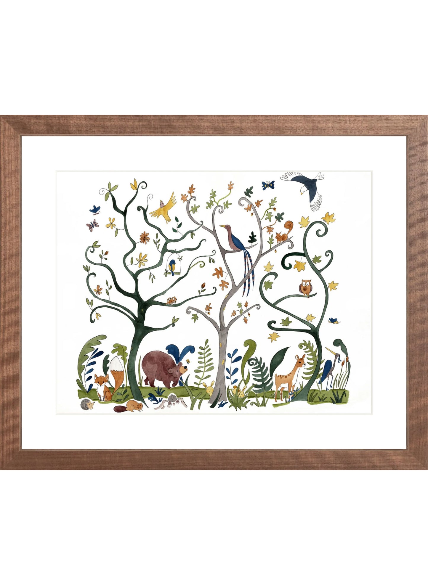 Art Print - Alsatian Forest Framed