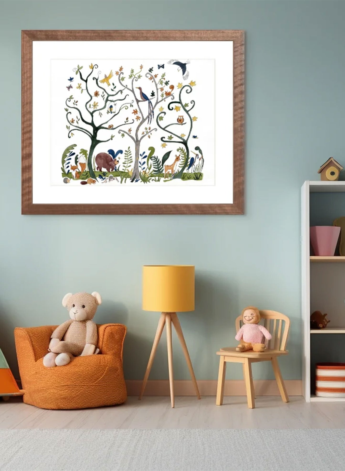 Art Print - Alsatian Forest Framed