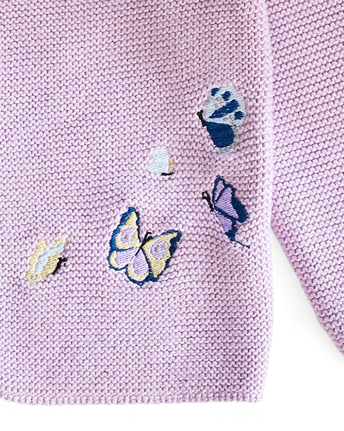 Embroidered Butterfly Knit Cardigan