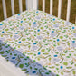 Happy Monkey Crib Sheet
