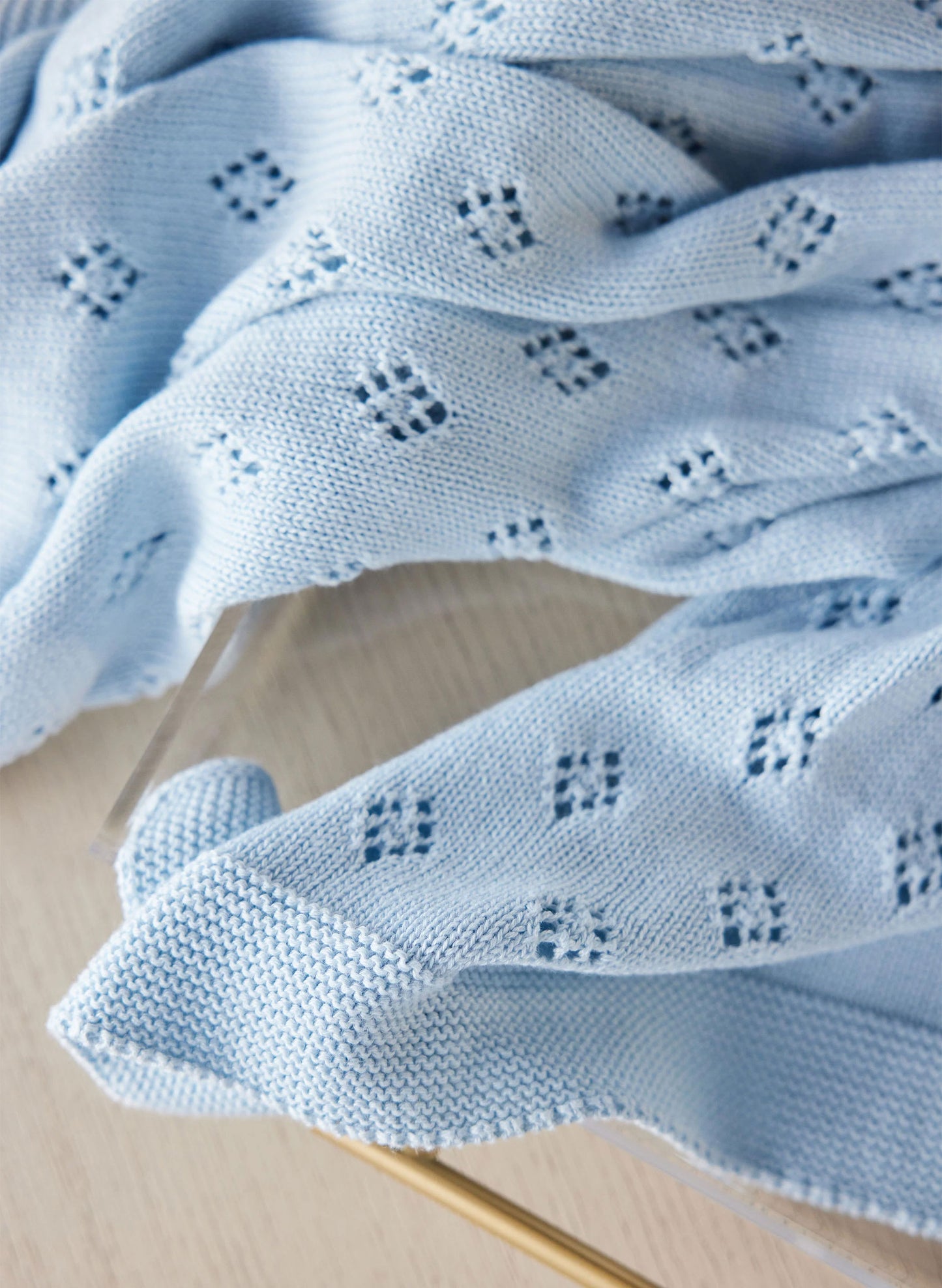The Wander Baby Blanket - Blue