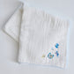Butterfly Embroidered Shawl Blanket