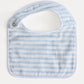 Blue & White Striped Bib