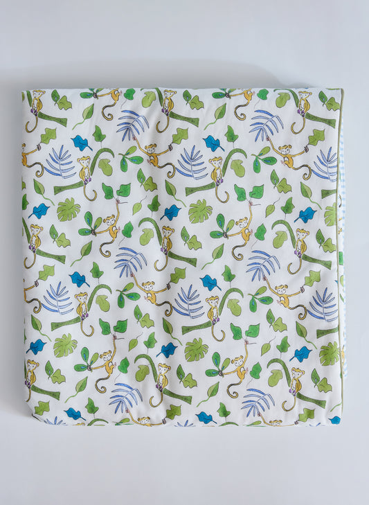 Happy Monkey Crib Quilt
