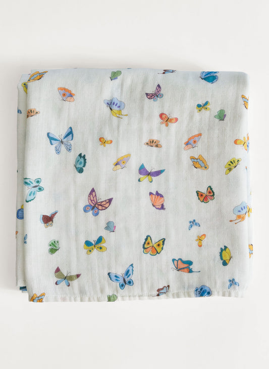 Madame Butterfly Shawl Blanket