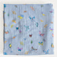 Blue Madame Butterfly Shawl Blanket