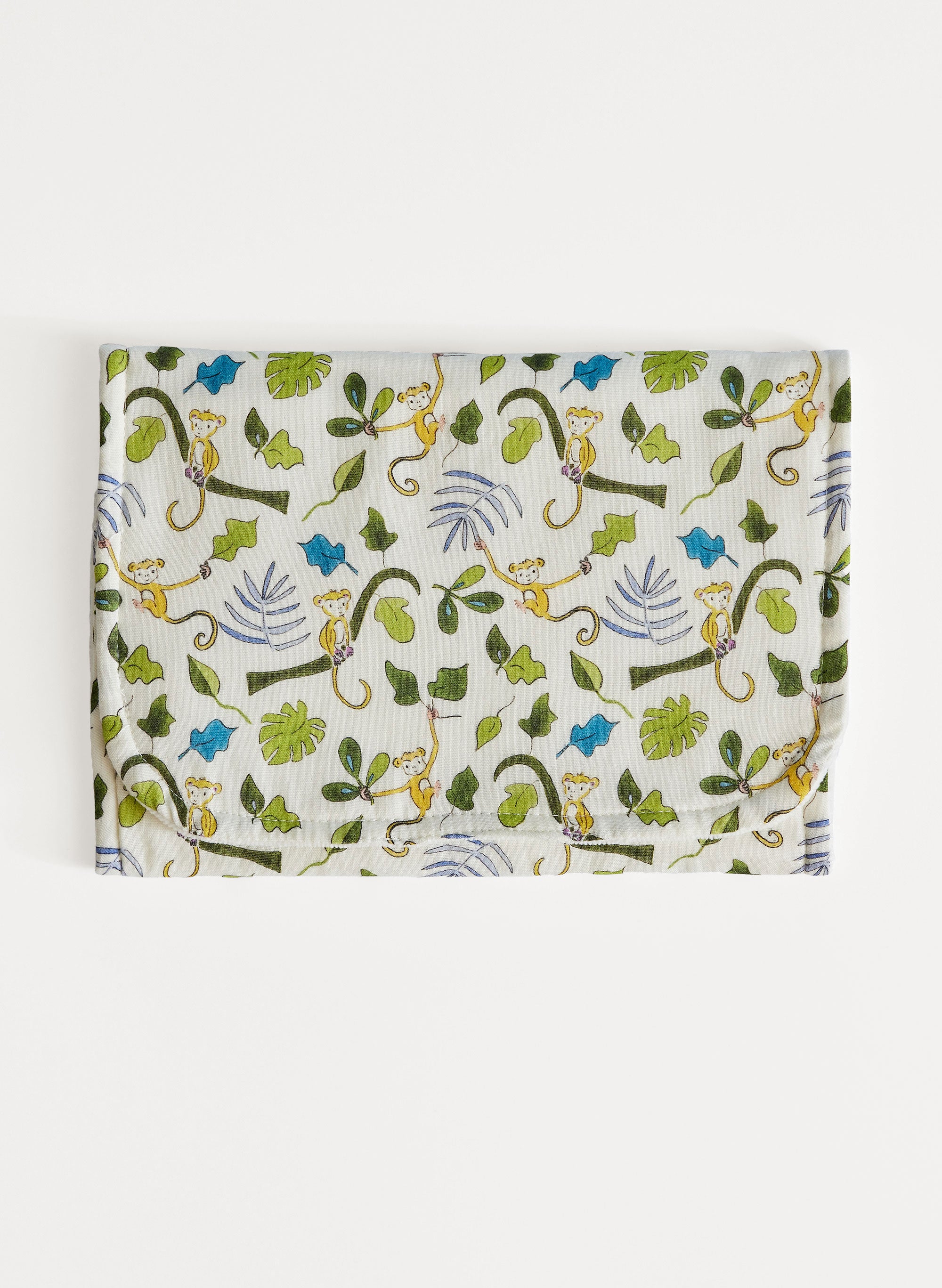 Organic Burp Cloth - Happy Monkey