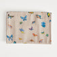 Blush Peach Madame Butterfly Burp Cloth