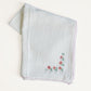 Poppy Embroidered Shawl Blanket