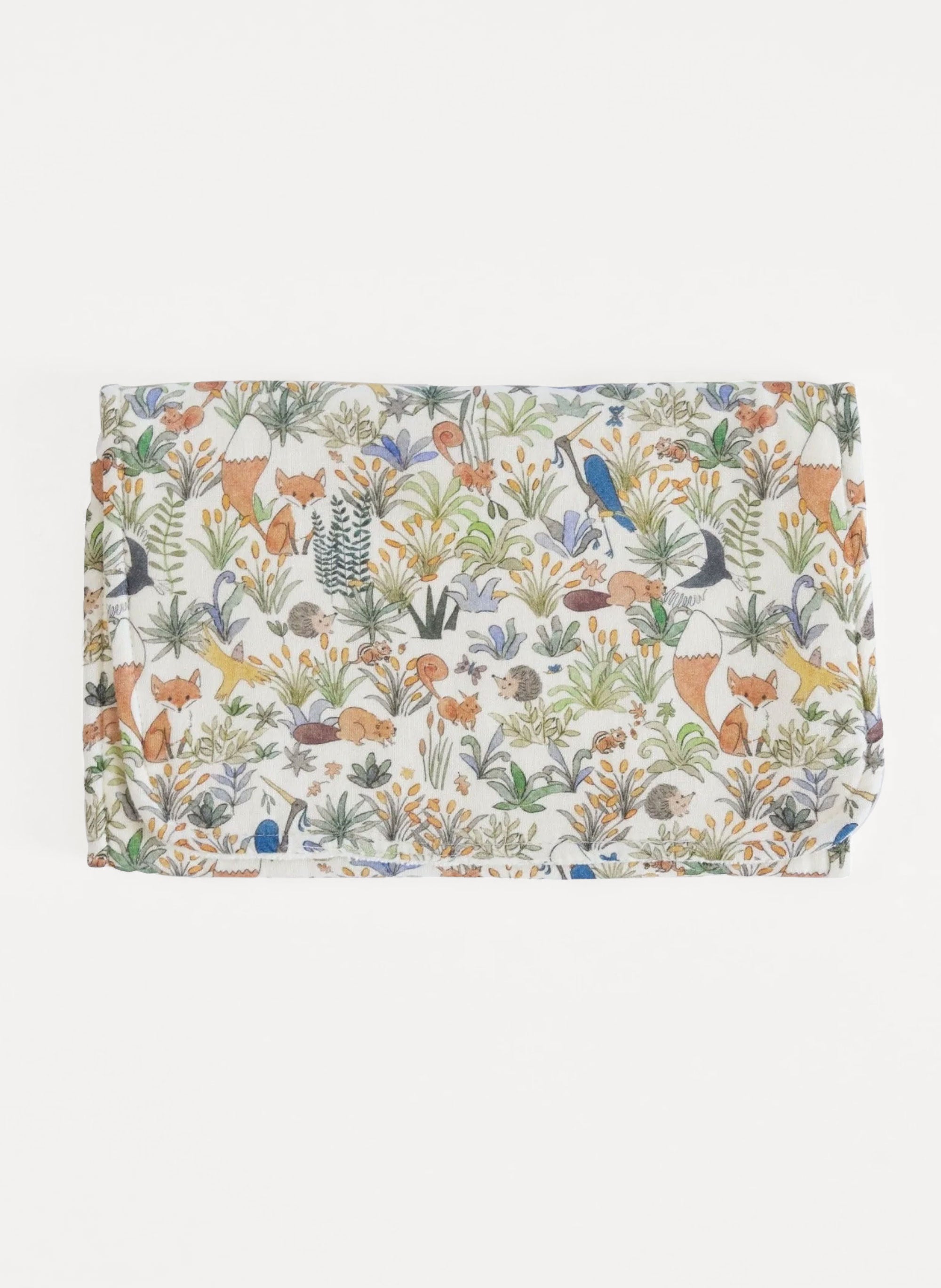 Organic Burp Cloth - Foxy Forest
