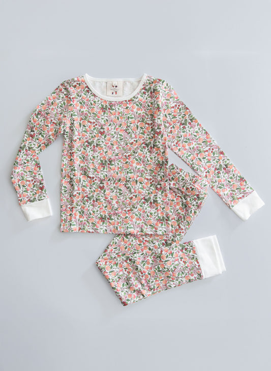 The Two Piece Pajama Set - Peach Blossom