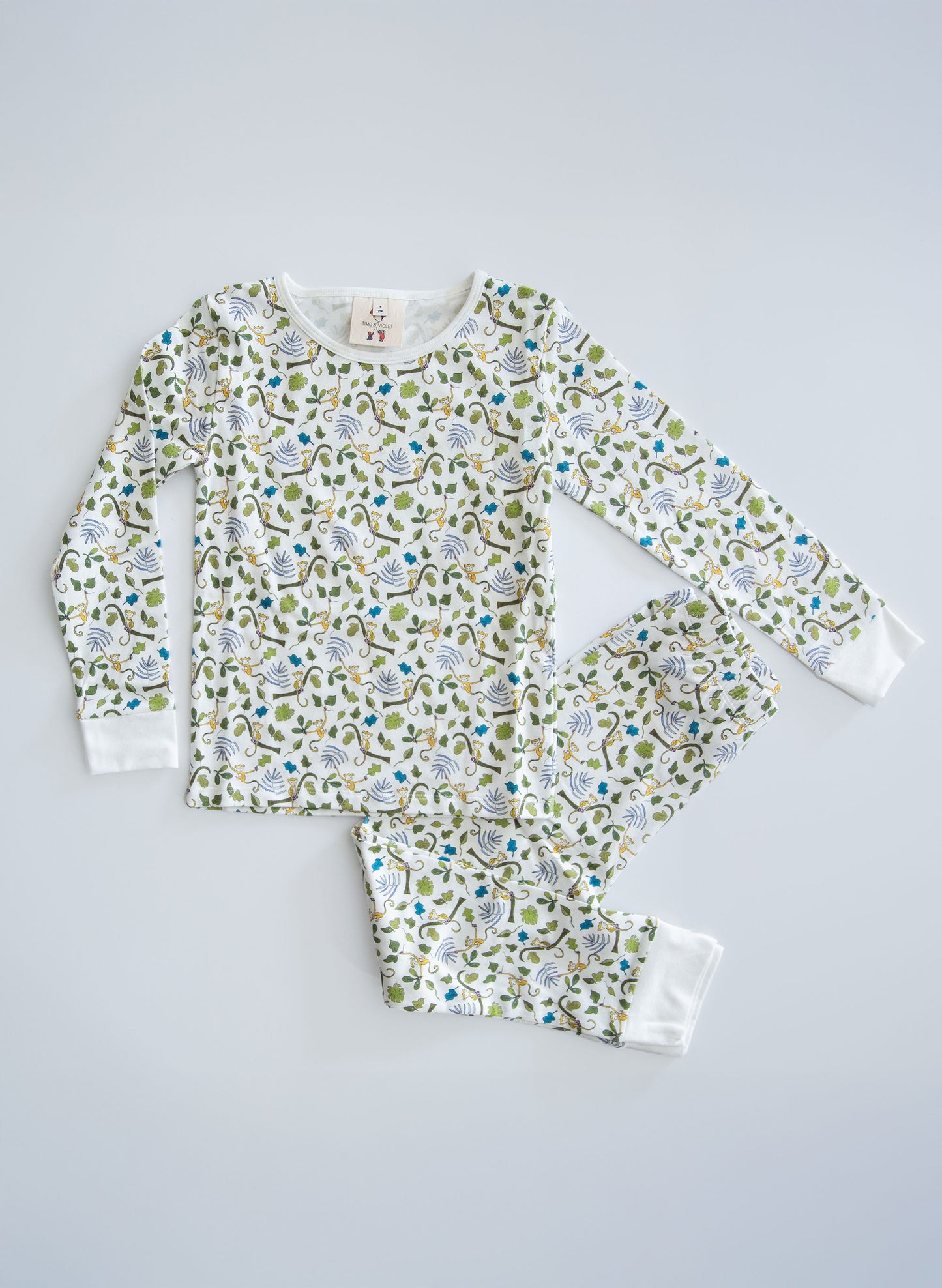 The Two Piece Pajama Set - Happy Monkey