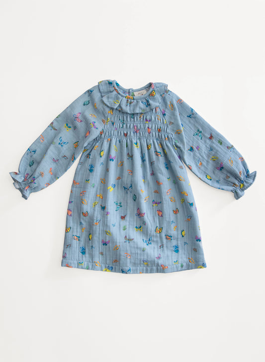 The Gigi Dress - Blue Madame Butterfly