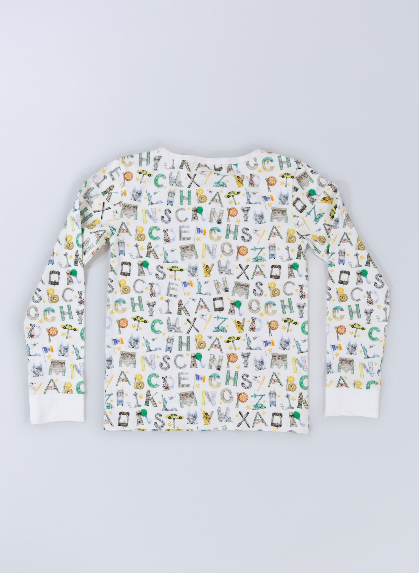 The Two Piece Pajama Set - NYC Alphabet Soup