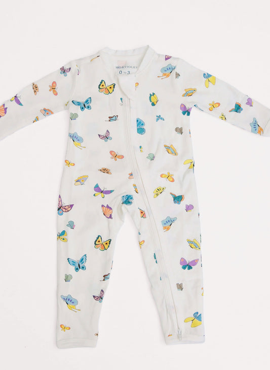 Baby Zippered One-Piece - Madame Butterfly
