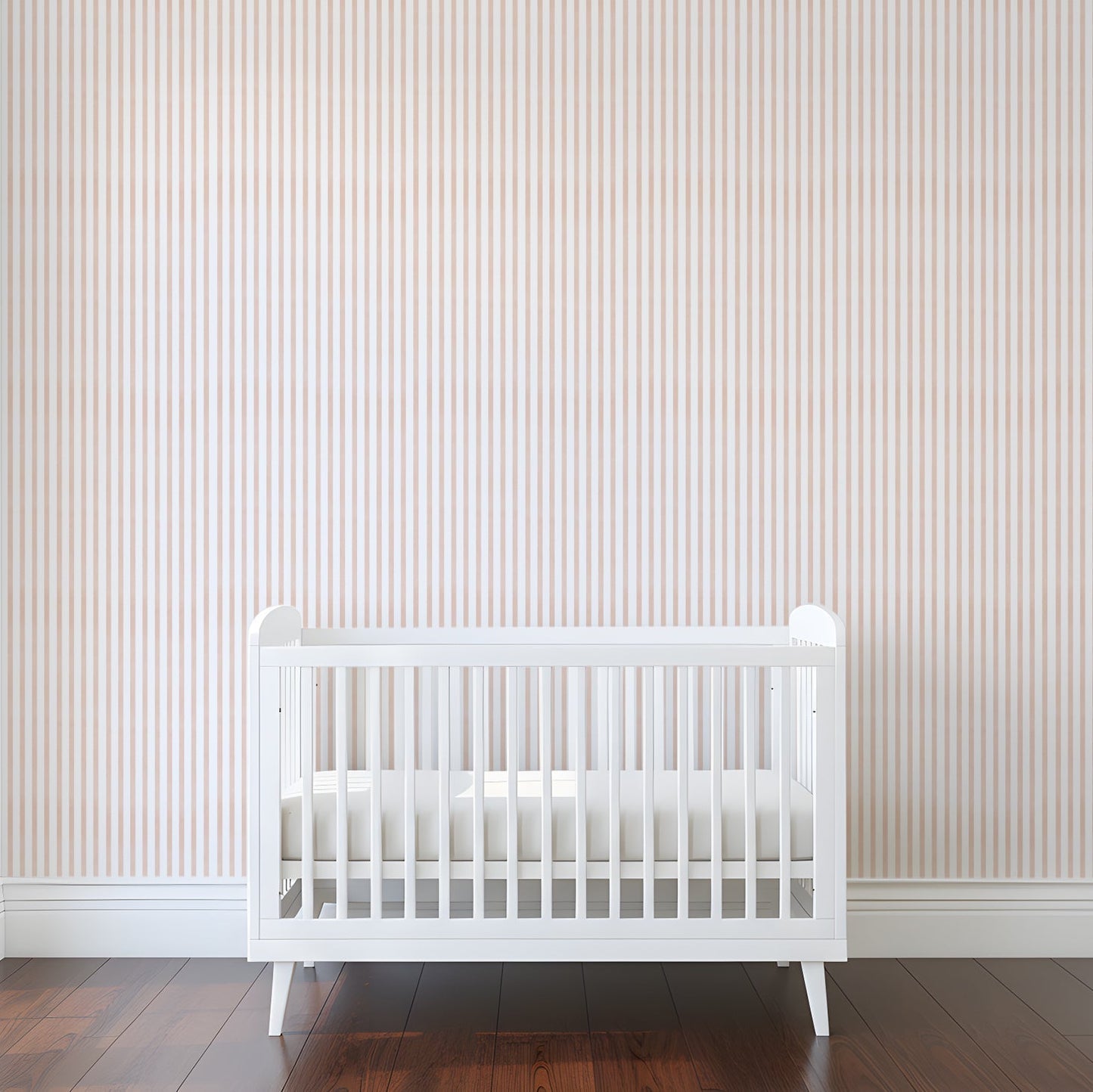 Stripes in Pink + White