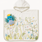Children's Organic Swim Poncho - Tropical Chinoiserie and Violet the Peacock Gift Set