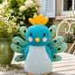 Violet the Peacock - Knit Doll