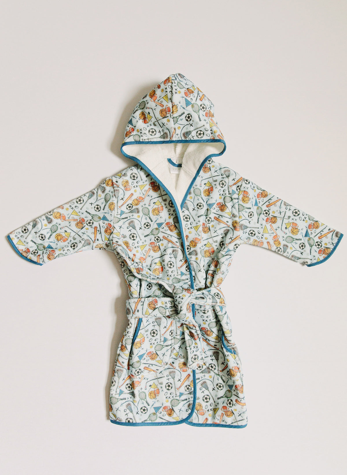Children's organic cotton bathrobe by Timo & Violet